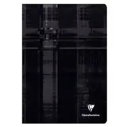 Claire Fontaine Notebook A4 192 Page 96 Sheets ( Black )