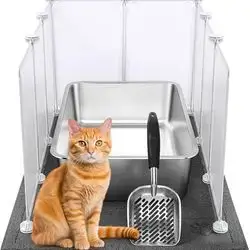 Steel Open LitterBox + Scooper Type B