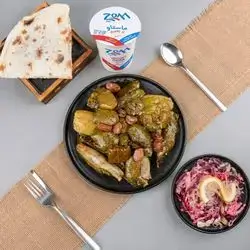 White Dolma With Local Minced Meat and ZOM yogurt 