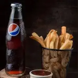 French Fries And  Soft Drink