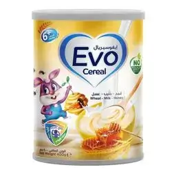 Evo Cereal Wheat-Milk-Honey - 400g - 6+months