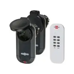 Comfort-Line Remote Control Socket Set 2* Ip44