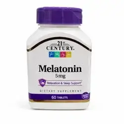 21st Century 5mg Melatonin 60 tablets