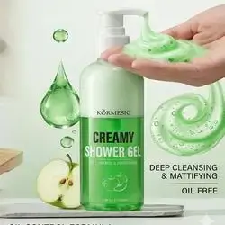 Kormesic Creamy Shower Gel Oil Control & Refreshing - Apple (290ml)