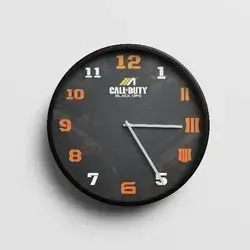 Gaming Wall Clock Black Ops 6