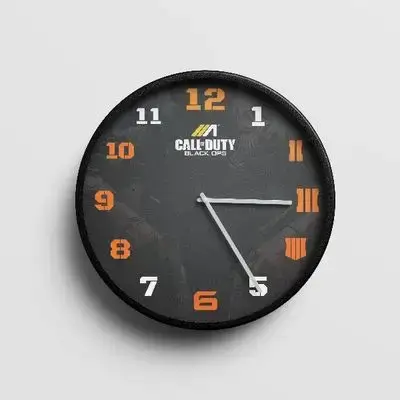 ساعة حائط الألعاب Black Ops 6