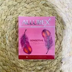Allurex-Sensetive Ultra thin- 6 Condoms