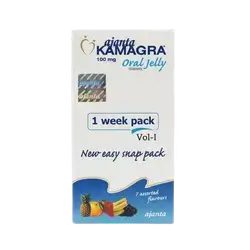 Kamagra (Sildenafil) 100mg Oral Jelly 1 Week Pack 7 Assorted Flavors _ ajanta