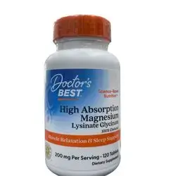 Doctor Best magnisium glycinat 100% natural