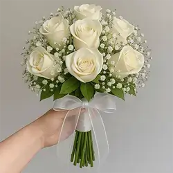 White Rose Bouquet