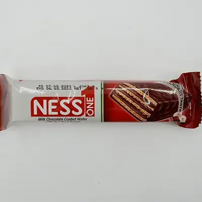 Ness One Hazelnut Cream Wafer Covered With Chocolate & Milk