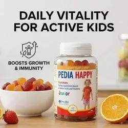 PEDIA HAPPY Gummies Junior (Dietary supplement based on Amino acids and Vitamins) 60 gummies