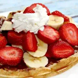 Banana , Strawberry , Pistachio and Nutella