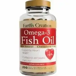 Earths Creation Omega 3 Fish Oil 60 Softgels