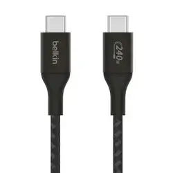 Belkin BoostCharge USB-C to USB-C Cable 240W – Black