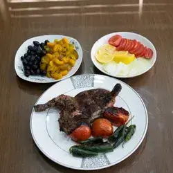 Half Grilled Chicken