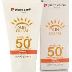 Pierre Cardin Spf 50 Face and Body Sun Cream Very High Protection for Normal and Dry Skin - 150 ml