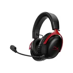 HyperX Cloud III Wireless Headphones – Black & Red (Open Box)