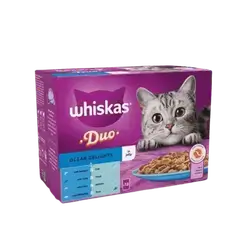Whiskas – Duo Ocean Delights 12Pcs*85g