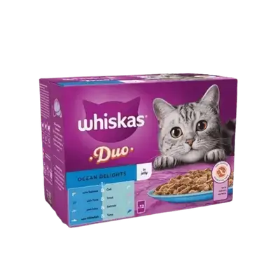 Whiskas – Duo Ocean Delights 12Pcs*85g