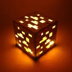 Minecraft Ore Block Night Light - Yellow