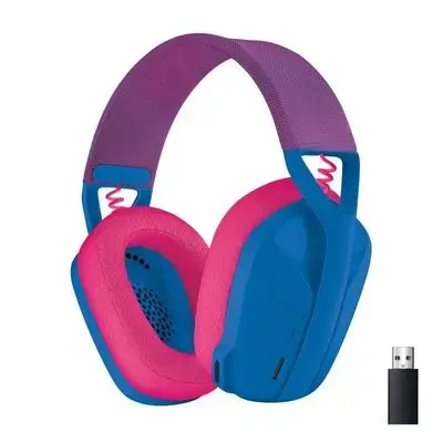 Logitech G435 Wireless Bluetooth Gaming Headset – Pink & Purple