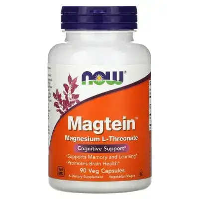 Now Magtein® Magnesium L-Threonate, 90veg.caps