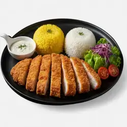 سینگی مریشکی ستێکی کریسپی و قرمشه‌کراو