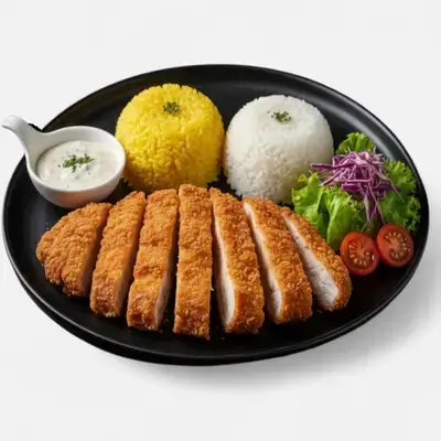 سینگی مریشکی ستێکی کریسپی و قرمشهکراو