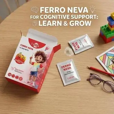Name: Ferro Neva 30mg of liposomal iron (15 Buccal Sachets)