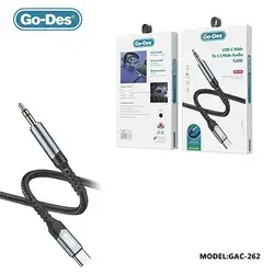 Go-Des Gac-262 Usb-C Male To 3.5 Male Audio Cable