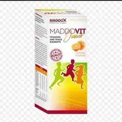maddovit junior syrup vitamins for normal grouth and healthy development 200ml orange flavour 