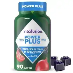 Vitafusion men's power plus +CoQ10 90gummies