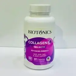 BIOTONICS COLLAGEN C WITH BIOTIN 60capsules