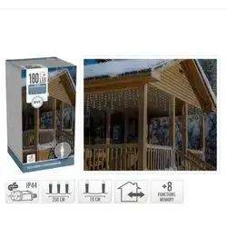 Icicle Lights 180 Leds White