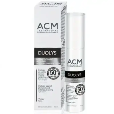 ACM Anti-Aging SPF+50 Sunscreen Cream - 50ml | اي سي ام كريم واقي من الشمس مضاد للشيخوخة - 50 مل