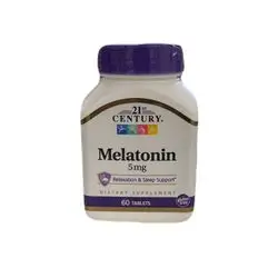 21st Century Melatonin 5 mg - 60 Tablets