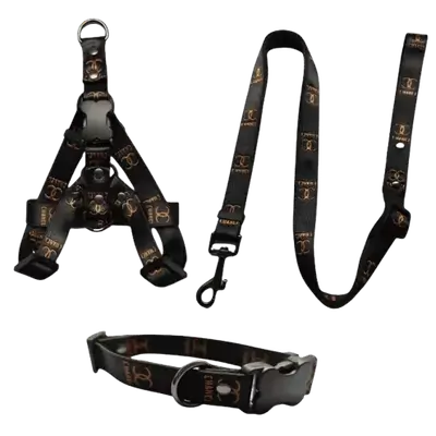 E76 Pet Collar+Leash+Harness