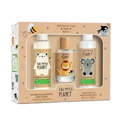 EAU MY PLANET Set (Shower Gel & Shampoo 200ml + Body Lotion 200ml + Natural Spray 100ml) _ AIR-VAL