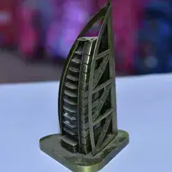 Burj Al Arab Metal Statue