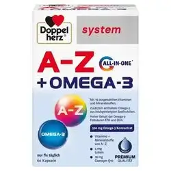 A-Z + Omega-3 ALL IN ONE 30 Capsules Doppelherz aktiv