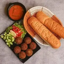 Plate Falafel Meal