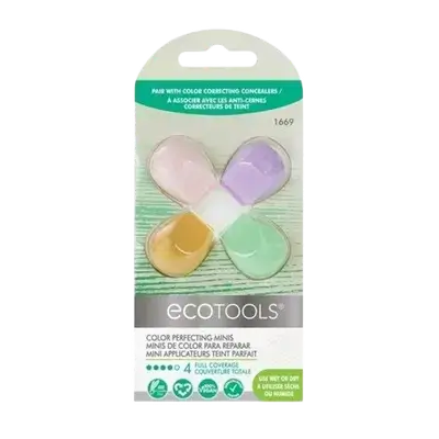 Color Perfecting Minis Full Coverage Brushes 4 Pcs _ ecoTOOLS