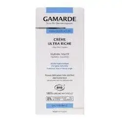 GAMARDE CREME ULTRA RICHE HYDRATE,NOURRIT 40ML