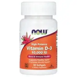 Now Vitamin D3 10.000IU 30softgel