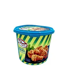 Halal Broasted Chicken Pieces Bucket 700 g