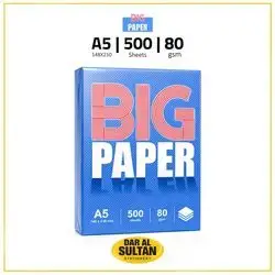 PaperA5-500 sheets, 80gm.