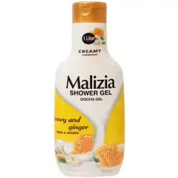 Malizia Creamy Honey & Ginger Scent Bath Foam Shower Gel 1000 ml