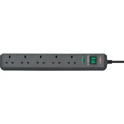 Extension Lead 5 Way With Surge Protection 2M