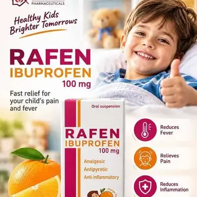 RAFEN IBUPROFEN 100 mg Oral Suspension